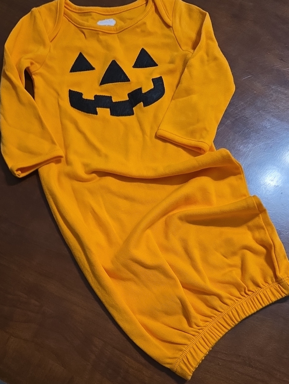 Mud Pie 0-6m Jack O'Lantern Gown